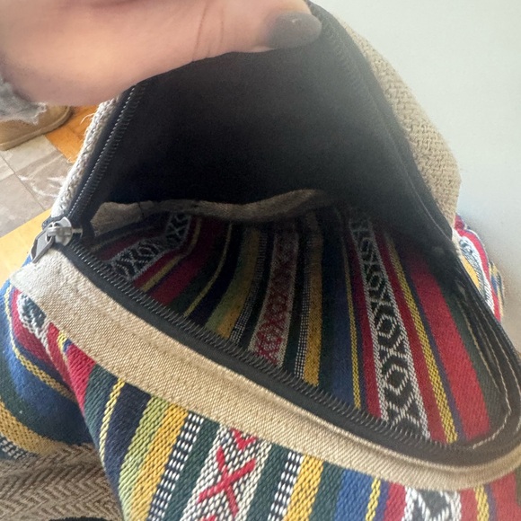 Tree Of Life Himalayan Hemp Large Backpack Made In Nepal - Picture 6 of 7